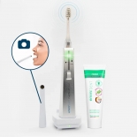 EMMI®-DENT PLATINUM CAM ultrahangos fogkefe szett fehér + fogkrém + tok EMMI®-DENT PLATINUM CAM ultrahangos fogkefe szett fehér + fogkrém + tok