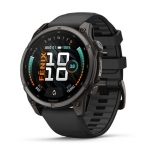 fenix 9 47mm AMOLED karbonszürke DLC Titanium fekete szilikon szíjjal fenix 9 47mm AMOLED karbonszürke DLC Titanium fekete szilikon szíjjal