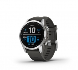 Garmin fenix 7S ezst grafit szn szilikon szjjal