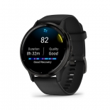 Garmin VENU 3 fekete, fekete kerettel, szilikon szjjal